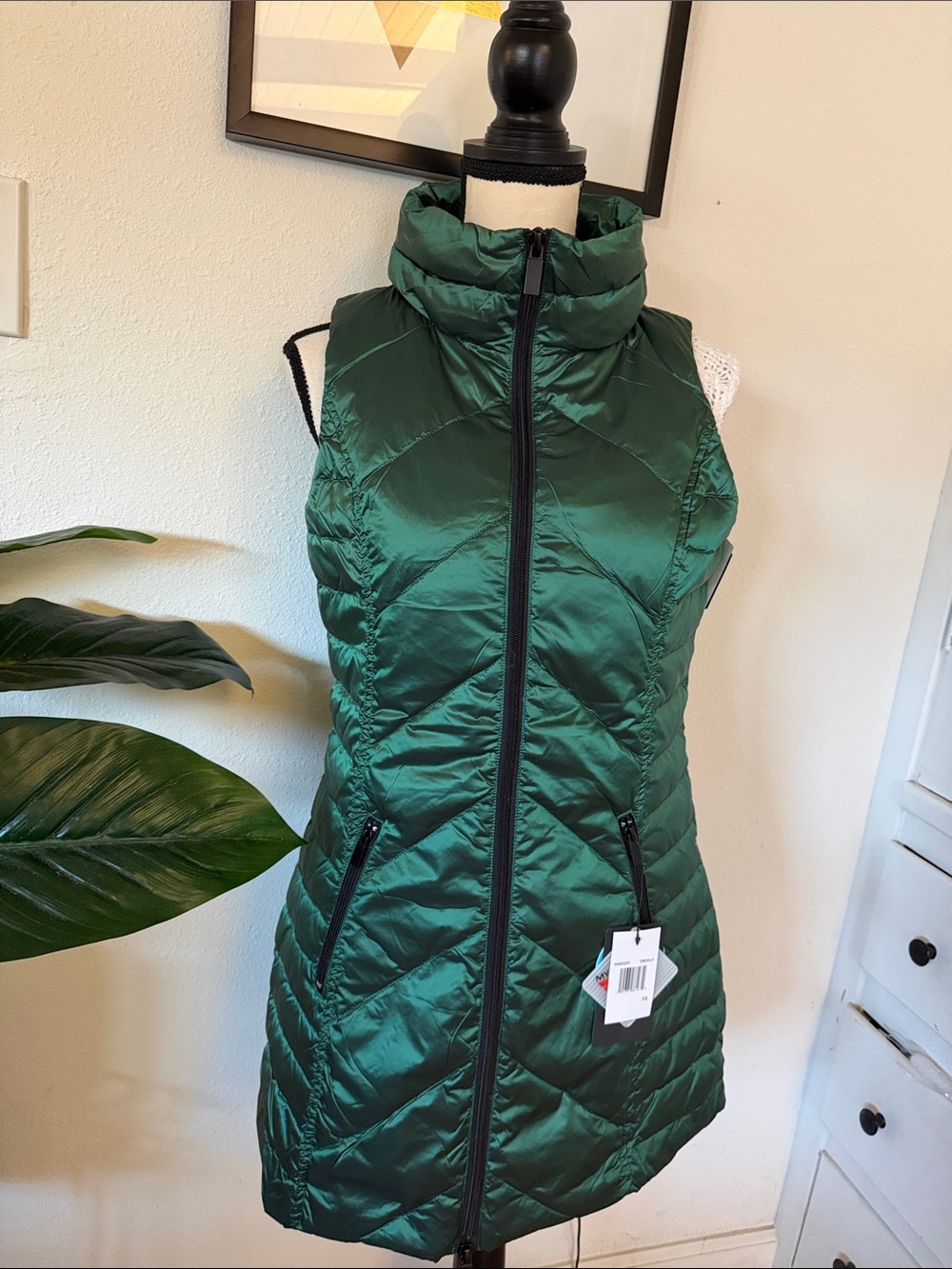 Women’s Quilted Puffer Vest - Green